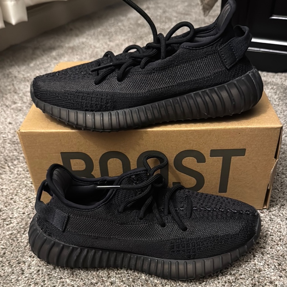 Adidas Black Yeezy Boost 350 V2 Sneakers
